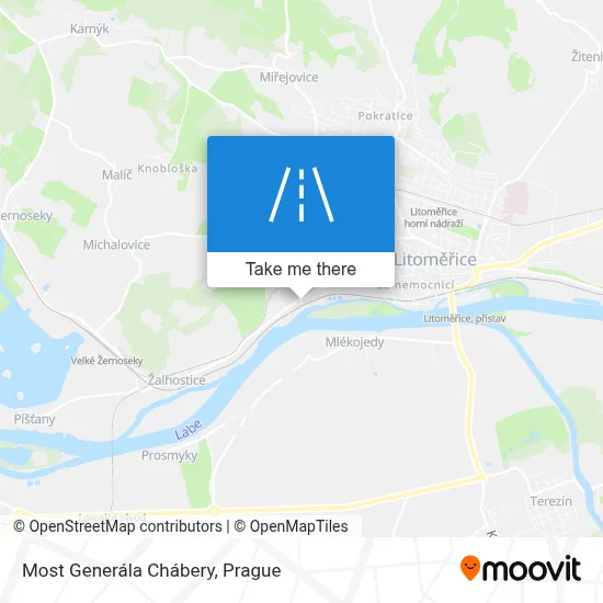 Most Generála Chábery map