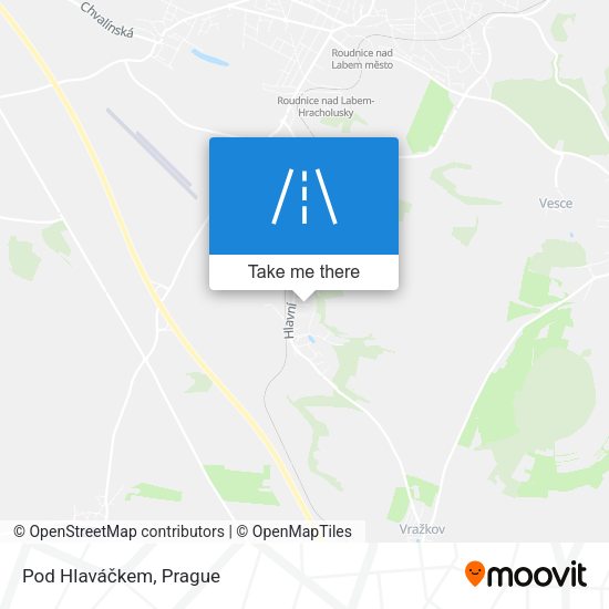 Pod Hlaváčkem map