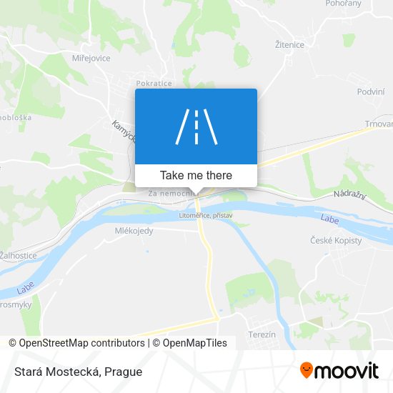 Карта Stará Mostecká