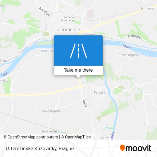 U Terezínské Křižovatky map