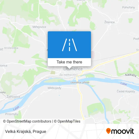 Карта Velká Krajská
