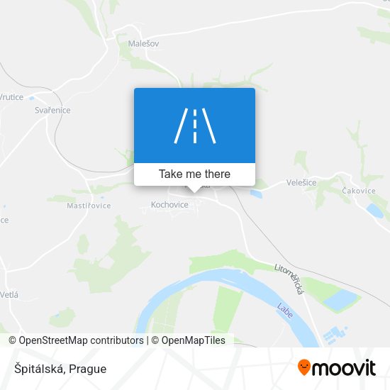 Карта Špitálská