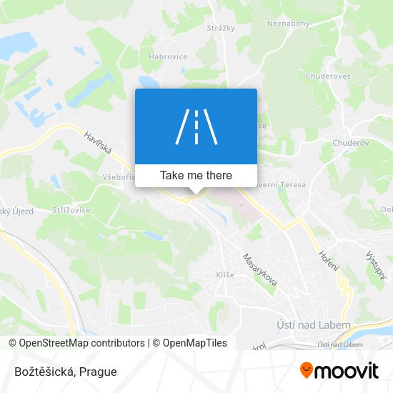 Božtěšická map