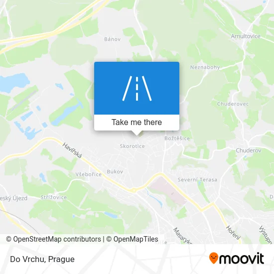 Карта Do Vrchu