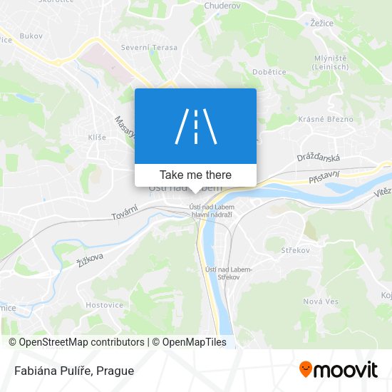 Fabiána Pulíře map