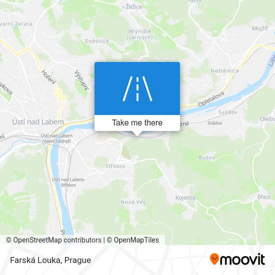 Карта Farská Louka