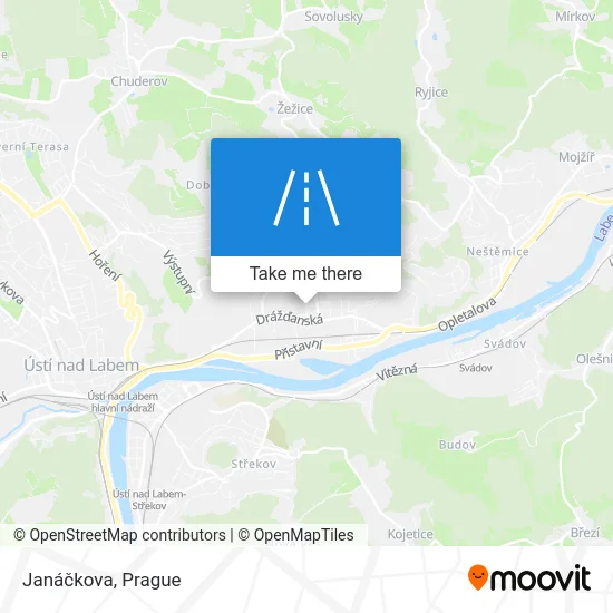 Карта Janáčkova