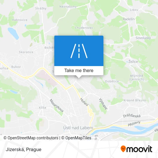 Карта Jizerská