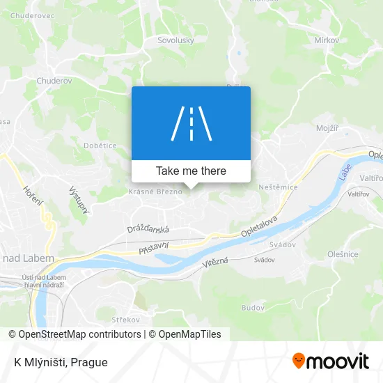 Карта K Mlýništi