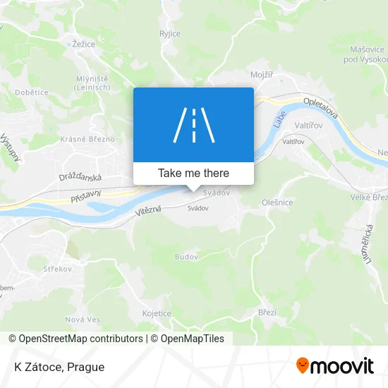 Карта K Zátoce