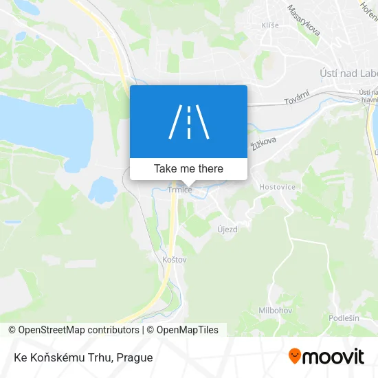Карта Ke Koňskému Trhu
