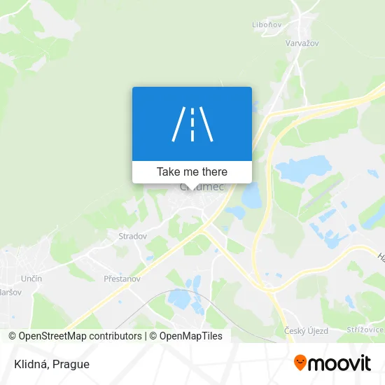 Карта Klidná