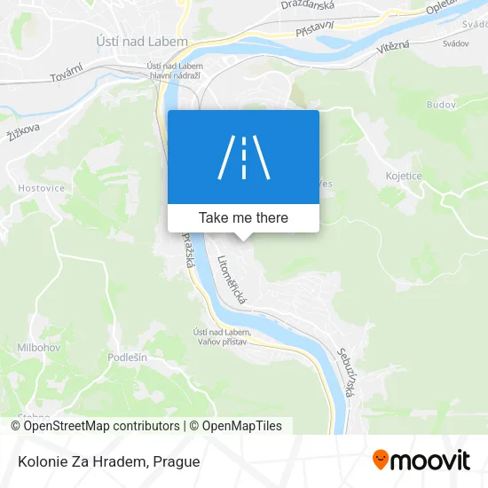 Карта Kolonie Za Hradem