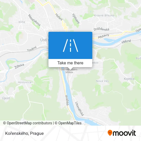 Карта Kořenského