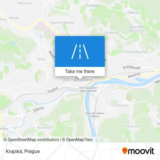 Карта Krajská
