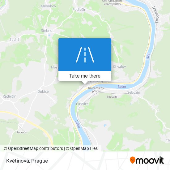 Květinová map