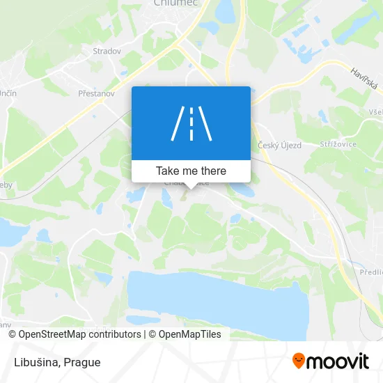 Карта Libušina