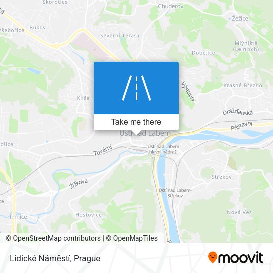 Lidické Náměstí map