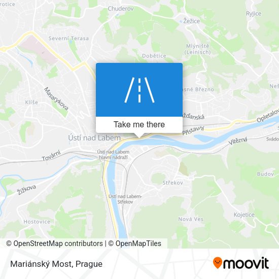 Mariánský Most map