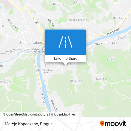 Matěje Kopeckého map