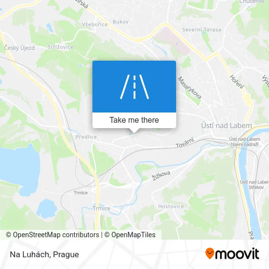 Карта Na Luhách