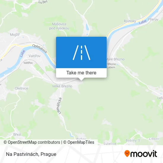 Карта Na Pastvinách
