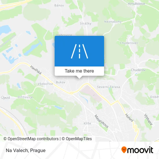 Карта Na Valech