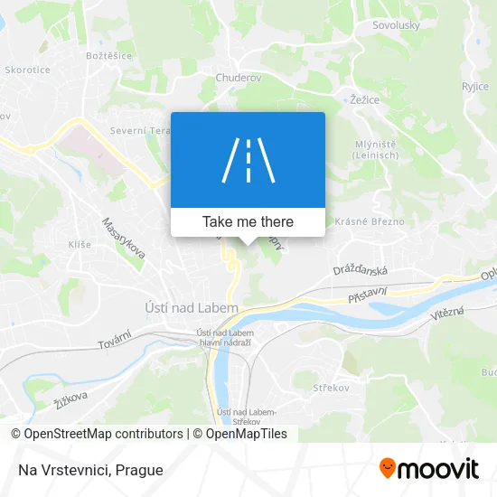 Карта Na Vrstevnici