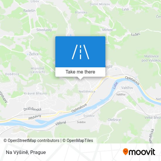 Na Výšině map