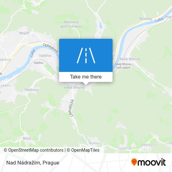 Nad Nádražím map