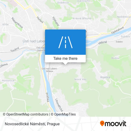 Novosedlické Náměstí map