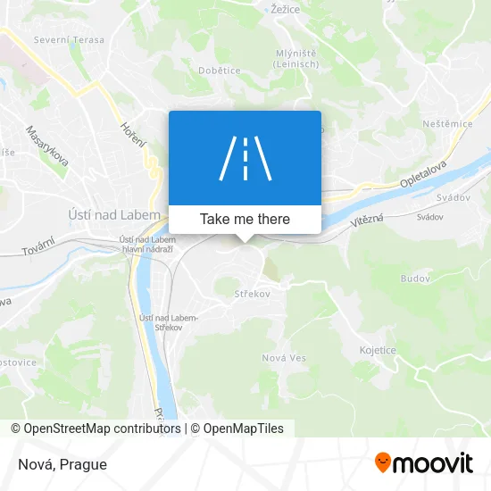 Карта Nová