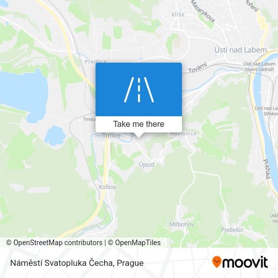 Náměstí Svatopluka Čecha map
