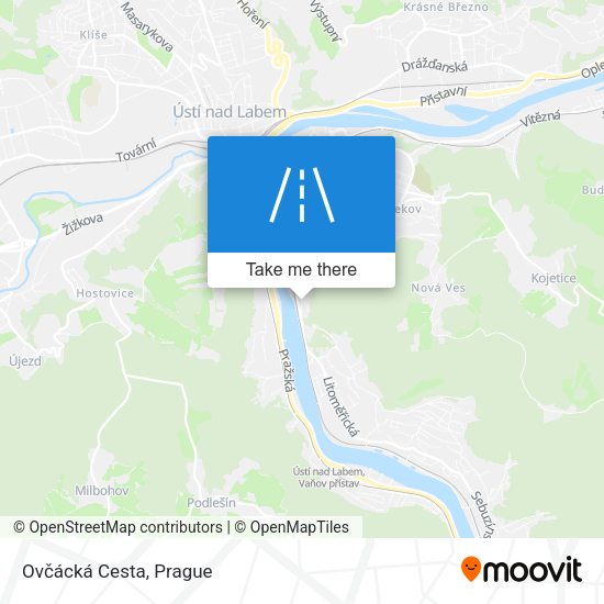 Ovčácká Cesta map
