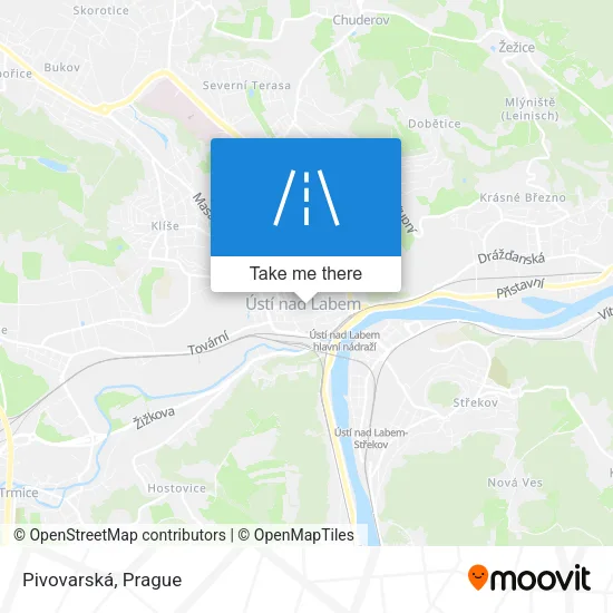 Карта Pivovarská