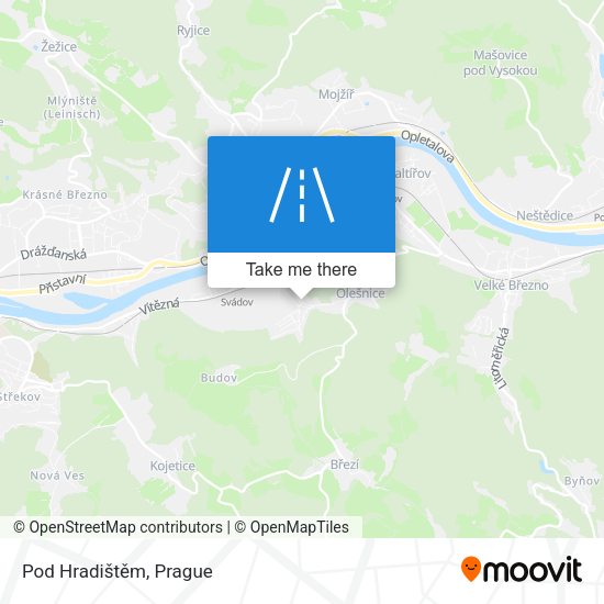 Pod Hradištěm map