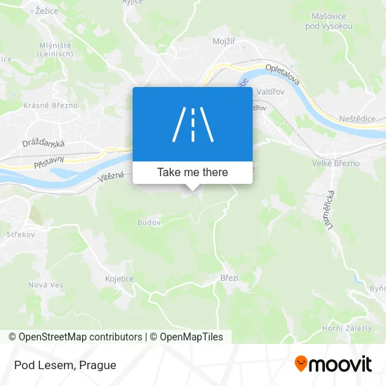 Карта Pod Lesem