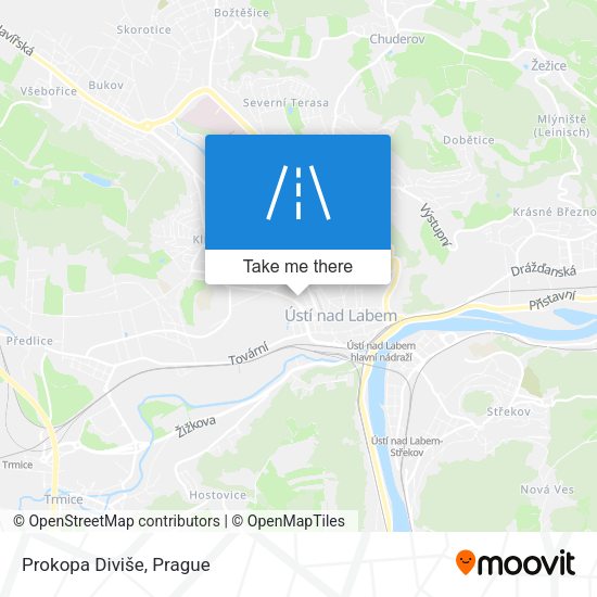 Карта Prokopa Diviše