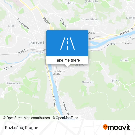Карта Rozkošná