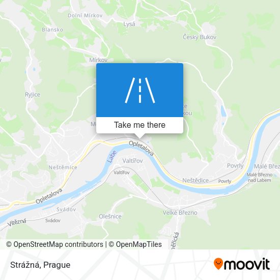 Карта Strážná