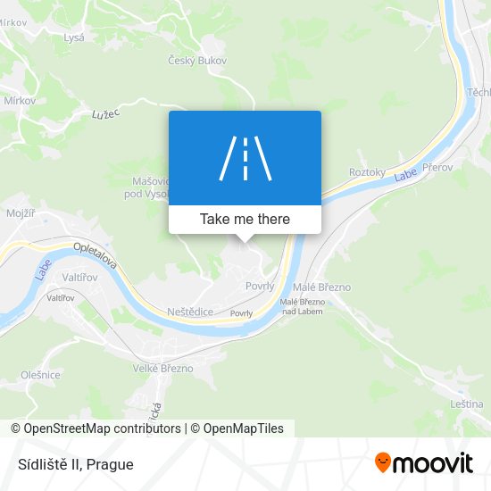 Sídliště II map