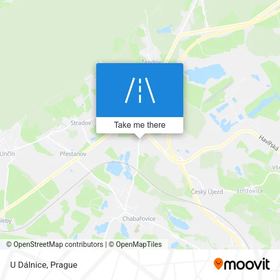 Карта U Dálnice