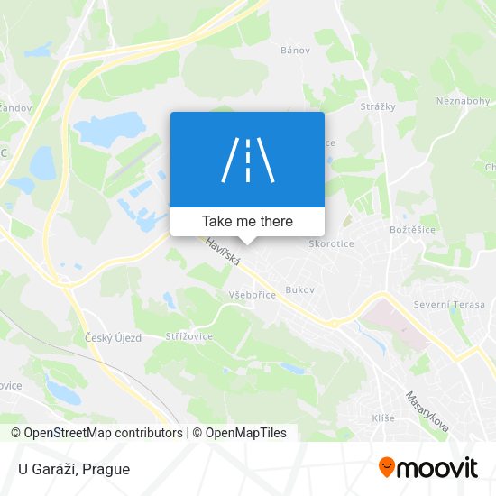 U Garáží map