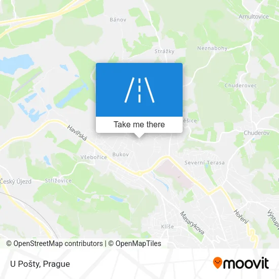 Карта U Pošty