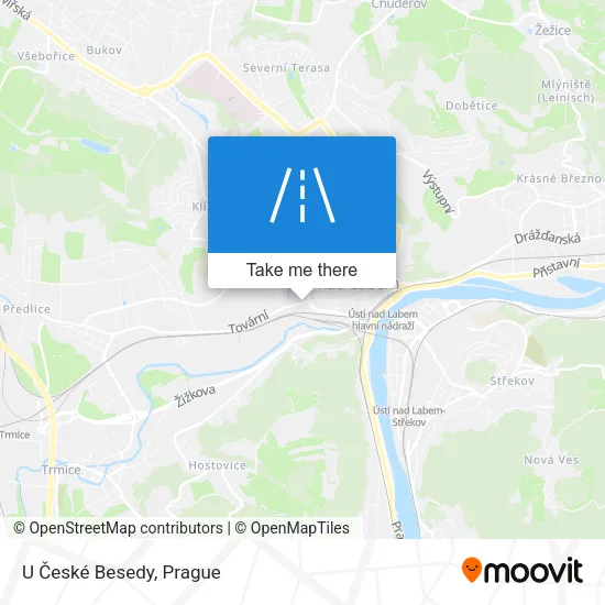 Карта U České Besedy