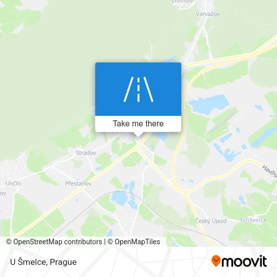 Карта U Šmelce