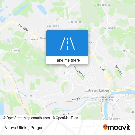 Карта Vilová Ulička