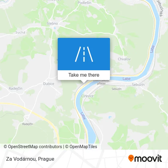 Карта Za Vodárnou