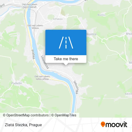 Карта Zlatá Stezka