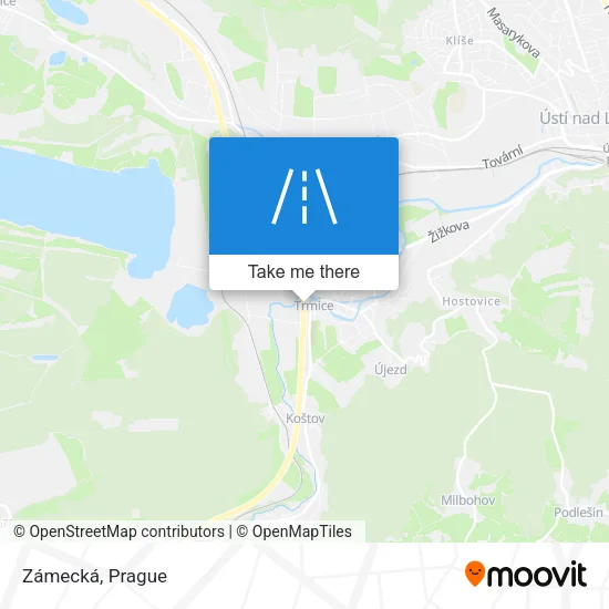 Карта Zámecká
